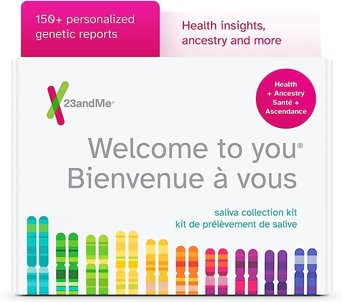 fitness and genetics 23andMe dna testing kit product  спорт и генетика