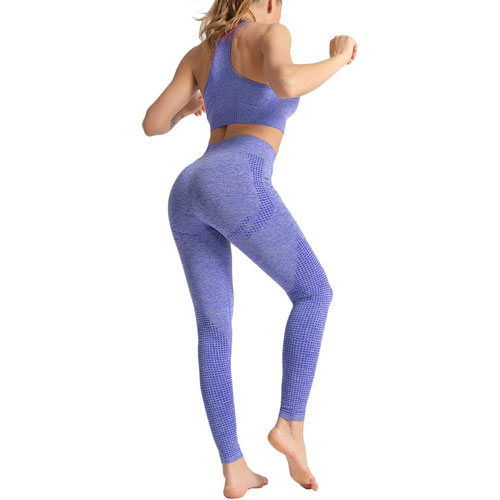 product Amazon workout two piece suite for women purple